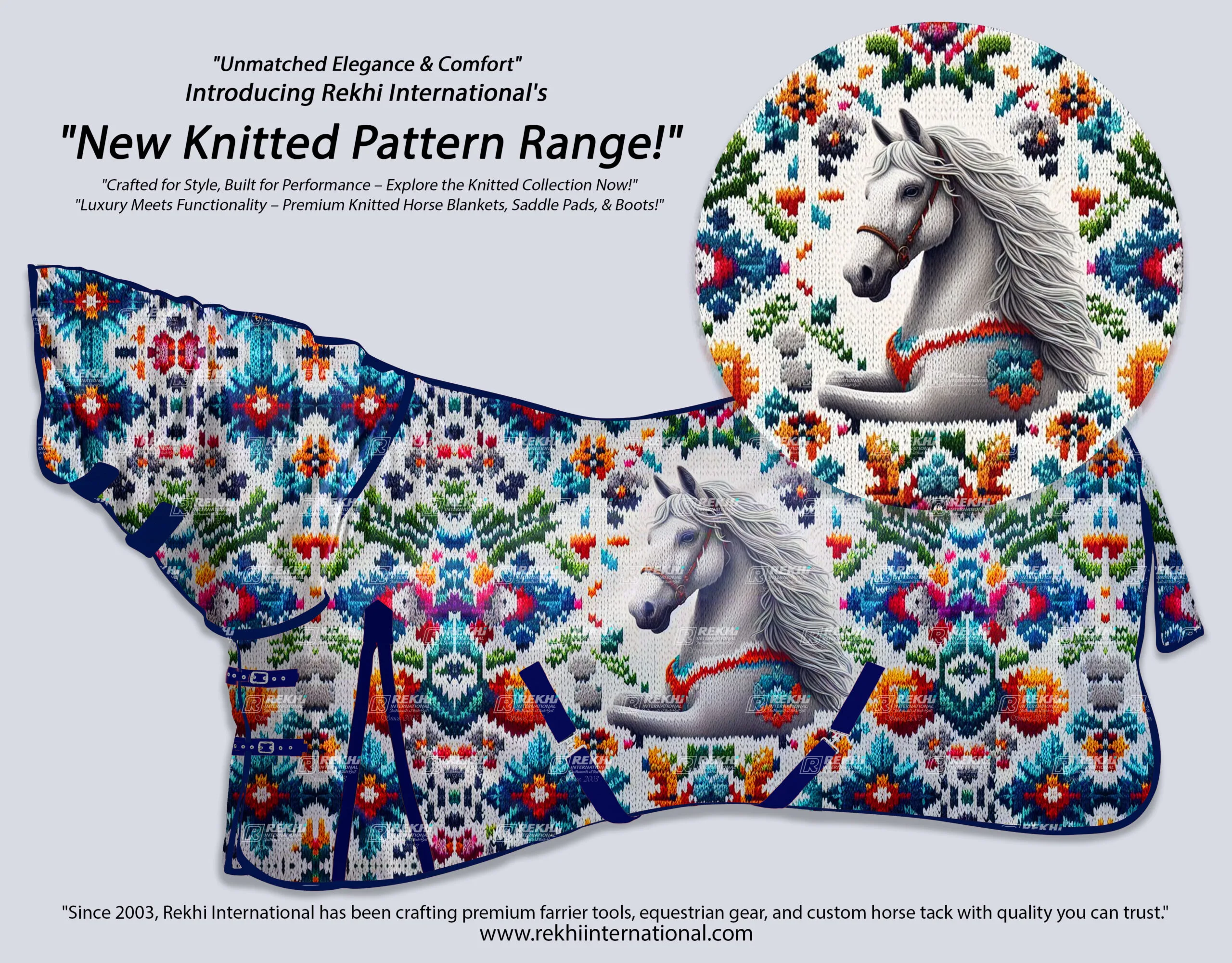 Rekhi EquiKnit Winter Turn-Out Rug – Customise your Horse with Stylish Protection with Digital Knitted Patterns