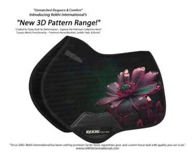 3d artwork saddle pad Luxury Rekhi