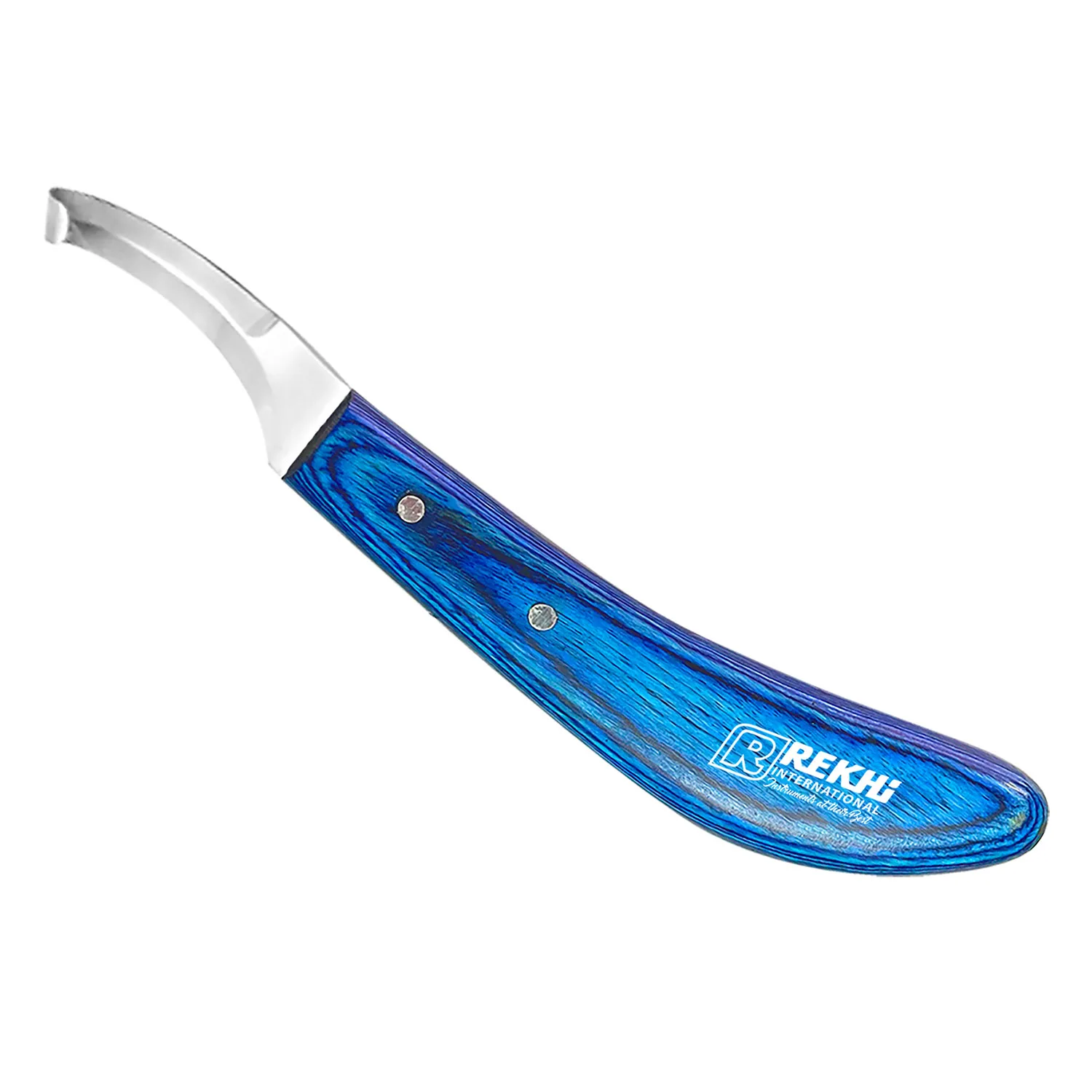 Professional Farrier Hoof Knife Double Ended Sheet Handle Hoof Trimming Tool for Horses Goats and Sheeps by Rekhi – RI-HKR-11